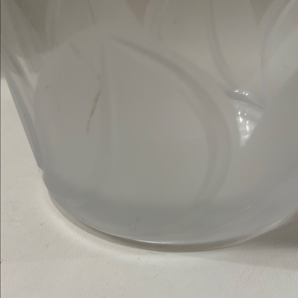 Florence Cristal D Arques Durand 24% Lead Frosted Champagne Wine Bucket Bar - Picture 8 of 16